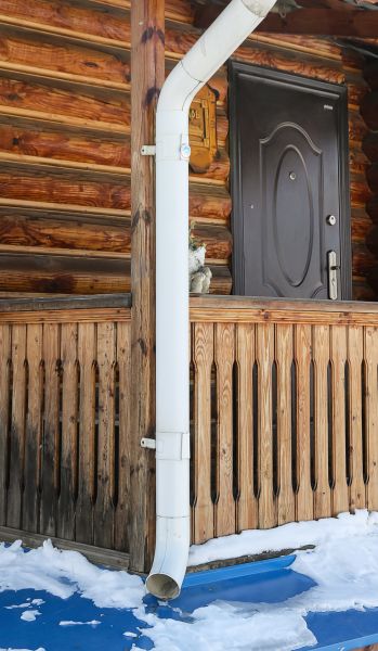 Porch Downspout Installation in Asheboro
