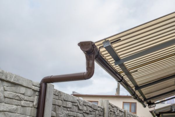 Plastic Downspout Installation in Asheboro